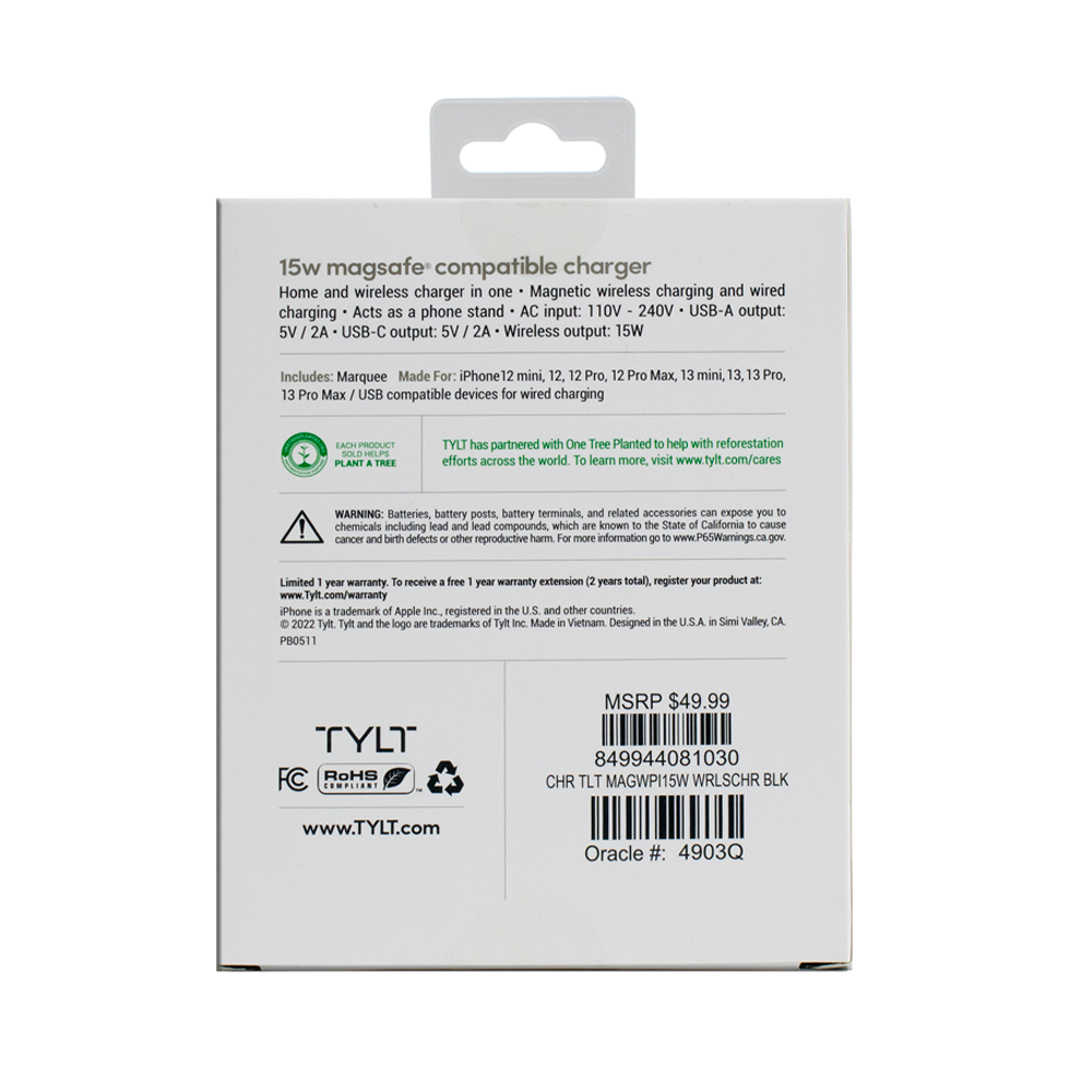 Marquee 15W Wall Magnetic Charger